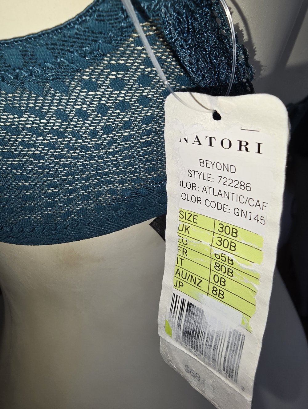 NATORI "Heavenly Convertible" Lace Bra 30B - Picture 6 of 11